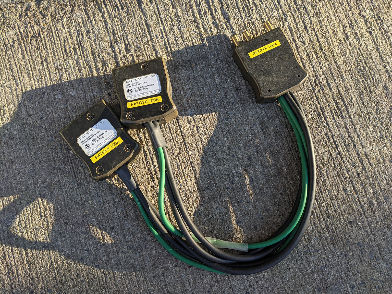 Splitter 100a to 2x 100a