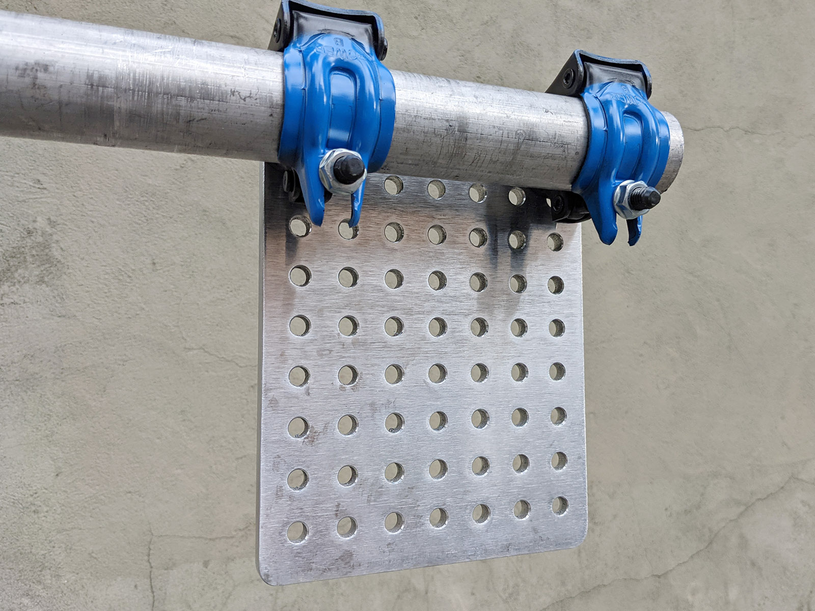 Over Head Cheeseplate with Speedrail Clamps