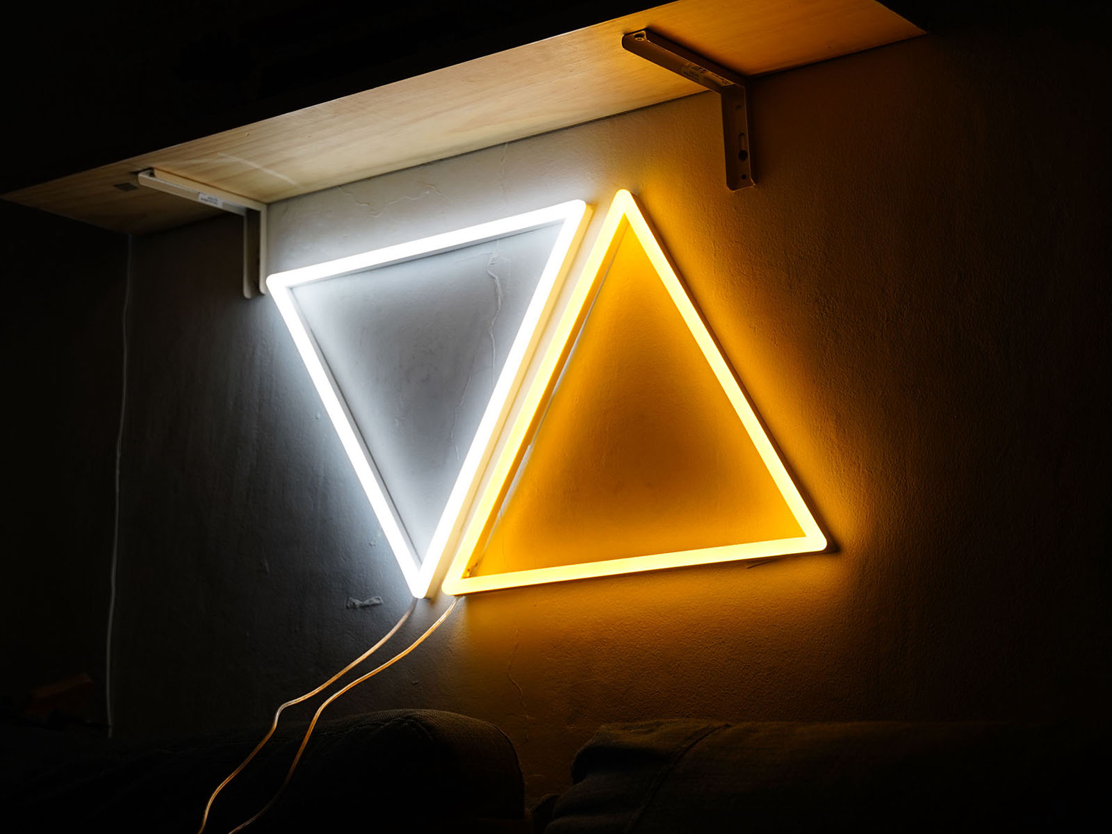 Neon / LED Triangles